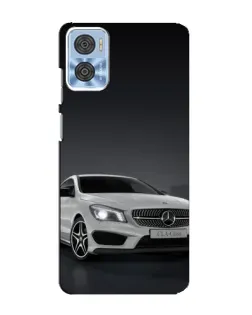 Чехол для Motorola MOTO E22 с картинкой «Mercedes AMG GT Silver»