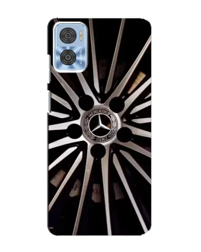 Чехол для Motorola MOTO E22 с картинкой «Диск Mercedes»