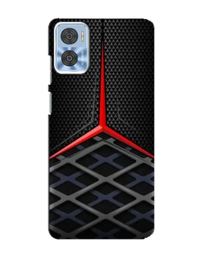 Чехол для Motorola MOTO E22 с картинкой «Mercedes Carbon Grid»