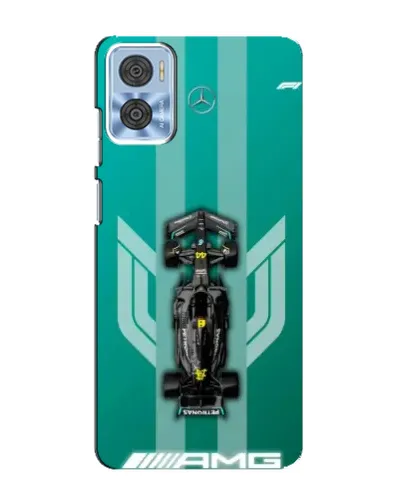 Чехол для Motorola MOTO E22 с картинкой «Mercedes AMG Petronas»