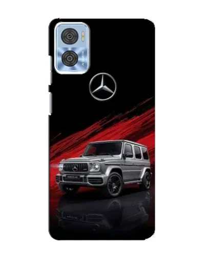 Чехол для Motorola MOTO E22 с картинкой «Mercedes G-Class красный»