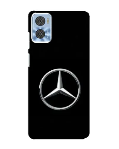 Чехол для Motorola MOTO E22 с картинкой «Mercedes классический лого»