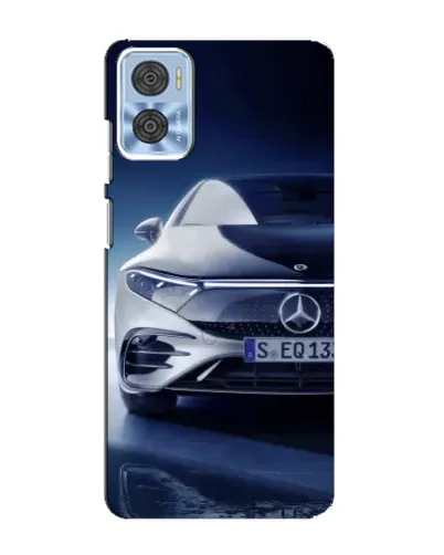 Чехол для Motorola MOTO E22 с картинкой «Mercedes EQ — будущее»