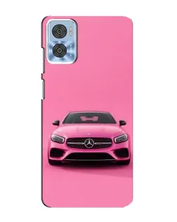 Чехол для Motorola MOTO E22 с картинкой «Розовый Mercedes AMG» Чехол для Motorola MOTO E22 с картинкой «Розовый Mercedes AMG»