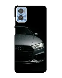 Чехол для Motorola MOTO E22 с картинкой «Audi — детализация кузова»