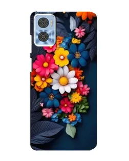 Чохол для Motorola MOTO E22 з картинкою «Квіткова феєрія» Чохол для Motorola MOTO E22 з картинкою «Квіткова феєрія»