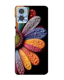 Чохол для Motorola MOTO E22 з картинкою «Райдужна квітка» Чохол для Motorola MOTO E22 з картинкою «Райдужна квітка»