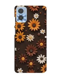 Чохол для Motorola MOTO E22 з картинкою «Візерунок з маленьких соняшників» Чохол для Motorola MOTO E22 з картинкою «Візерунок з маленьких соняшників»