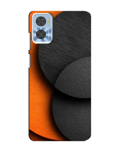 Чехол для Motorola MOTO E22 с картинкой «Геометрия оранжевых кругов» Чехол для Motorola MOTO E22 с картинкой «Геометрия оранжевых кругов»