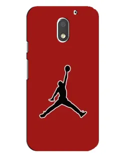 Чехол для Motorola MOTO E3 с картинкой «Jordan Red Back»
