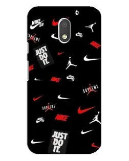 Чехол для Motorola MOTO E3 с картинкой «Nike Mix Pattern»