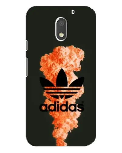Чехол для Motorola MOTO E3 с картинкой «Оранжевый дым Adidas»