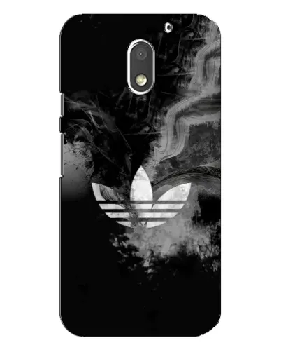 Чехол для Motorola MOTO E3 с картинкой «Абстрактный дым Adidas»