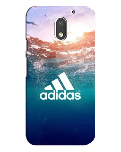 Чехол для Motorola MOTO E3 с картинкой «Океанская глубина адидас»