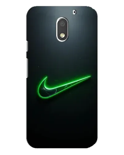 Чехол для Motorola MOTO E3 с картинкой «Неоновый контур Nike»