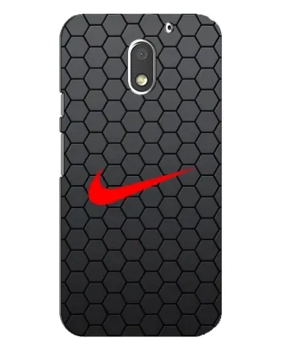 Чехол для Motorola MOTO E3 с картинкой «Nike — карбоновая сетка»
