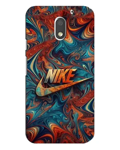 Чехол для Motorola MOTO E3 с картинкой «Nike в абстракции»