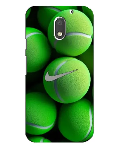 Чехол для Motorola MOTO E3 с картинкой «Теннисные мячи Найк»