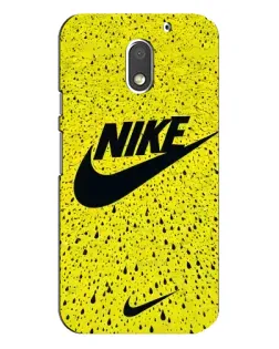 Чохол для Motorola MOTO E3 з картинкою «Жовтий текстурний Nike» Чохол для Motorola MOTO E3 з картинкою «Жовтий текстурний Nike»