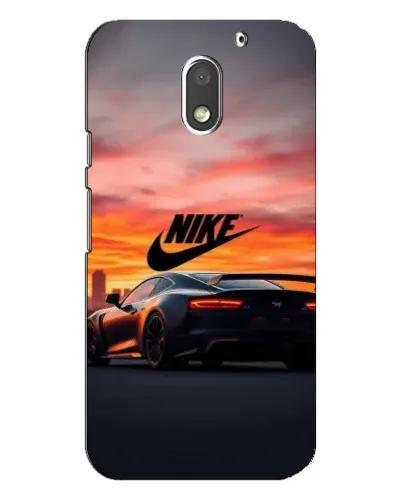 Чехол для Motorola MOTO E3 с картинкой «Nike и суперкар»