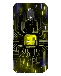 Чохол для Motorola MOTO E3 з картинкою «Nike — золота іскра» Чохол для Motorola MOTO E3 з картинкою «Nike — золота іскра»