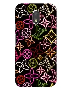 Чехол для Motorola MOTO E3 с картинкой «Неоновый микс Nike» Чехол для Motorola MOTO E3 с картинкой «Неоновый микс Nike»