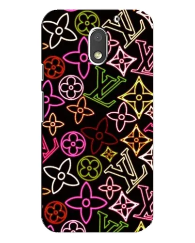 Чехол для Motorola MOTO E3 с картинкой «Неоновый микс Nike»