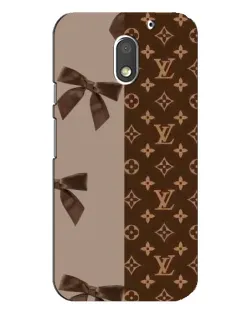 Чехол для Motorola MOTO E3 с картинкой «Louis Vuitton — банты»