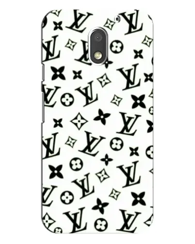 Чехол для Motorola MOTO E3 с картинкой «Монохромный хаос LV»