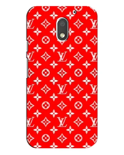 Чехол для Motorola MOTO E3 с картинкой «Яркий паттерн LV»
