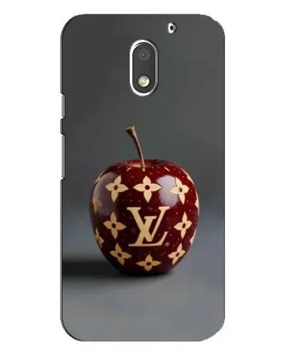 Чехол для Motorola MOTO E3 с картинкой «Красное яблоко LV»