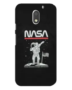 Чохол для Motorola MOTO E3 з картинкою «NASA — крокуємо по Місяцю» Чохол для Motorola MOTO E3 з картинкою «NASA — крокуємо по Місяцю»