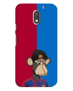 Чехол для Motorola MOTO E3 с картинкой «Bored Ape — фанат Барсы» Чехол для Motorola MOTO E3 с картинкой «Bored Ape — фанат Барсы»