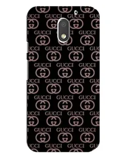 Чехол для Motorola MOTO E3 с картинкой «Классическая монограмма Gucci»