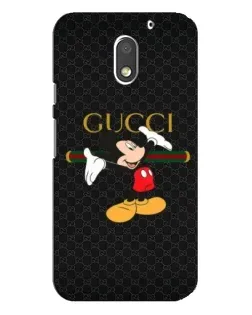 Чехол для Motorola MOTO E3 с картинкой «Микки Маус Gucci»