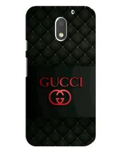 Чехол для Motorola MOTO E3 с картинкой «Gucci — стеганый черный»