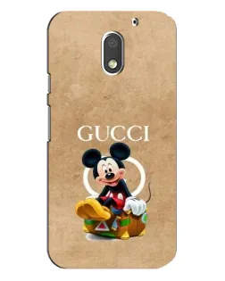 Чехол для Motorola MOTO E3 с картинкой «Микки Маус Gucci — крафт»