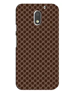 Чехол для Motorola MOTO E3 с картинкой «Gucci — шоколадная сетка»