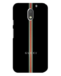 Чехол для Motorola MOTO E3 с картинкой «Gucci — строгая линия»