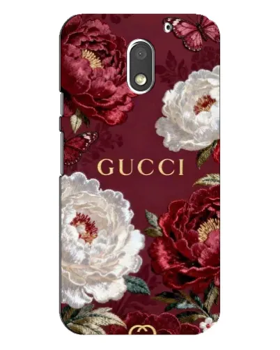 Чехол для Motorola MOTO E3 с картинкой «Gucci — бордовые розы» Чехол для Motorola MOTO E3 с картинкой «Gucci — бордовые розы»