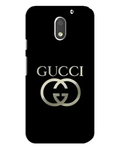 Чехол для Motorola MOTO E3 с картинкой «Gucci — золото на черном» Чехол для Motorola MOTO E3 с картинкой «Gucci — золото на черном»