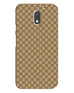 Чехол для Motorola MOTO E3 с картинкой «Gucci — классический беж»