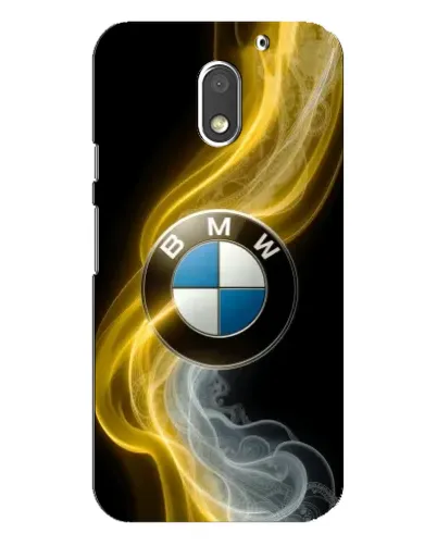 Чехол для Motorola MOTO E3 с картинкой «Золотистый дым BMW» Чехол для Motorola MOTO E3 с картинкой «Золотистый дым BMW»