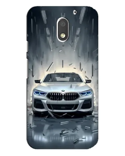Чехол для Motorola MOTO E3 с картинкой «BMW в свете фар» Чехол для Motorola MOTO E3 с картинкой «BMW в свете фар»