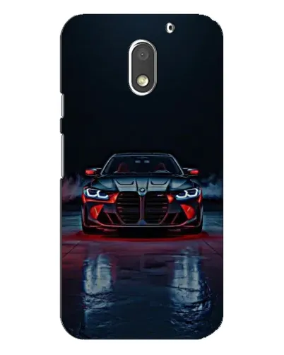 Чехол для Motorola MOTO E3 с картинкой «BMW на мокрой дороге» Чехол для Motorola MOTO E3 с картинкой «BMW на мокрой дороге»