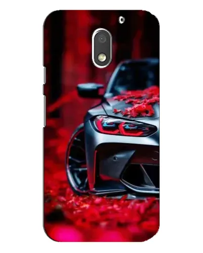 Чехол для Motorola MOTO E3 с картинкой «Спортивная BMW и цветы» Чехол для Motorola MOTO E3 с картинкой «Спортивная BMW и цветы»