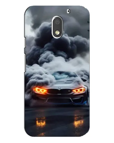Чехол для Motorola MOTO E3 с картинкой «BMW в дыму» Чехол для Motorola MOTO E3 с картинкой «BMW в дыму»