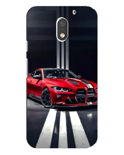Чехол для Motorola MOTO E3 с картинкой «Красная BMW на дороге» Чехол для Motorola MOTO E3 с картинкой «Красная BMW на дороге»