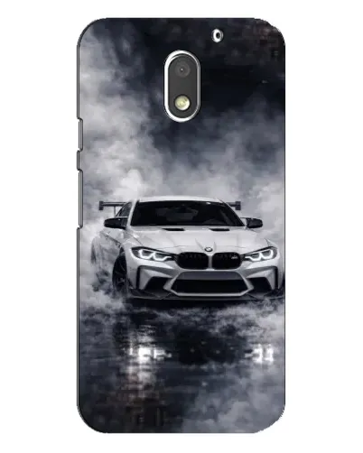Чехол для Motorola MOTO E3 с картинкой «BMW сквозь туман» Чехол для Motorola MOTO E3 с картинкой «BMW сквозь туман»