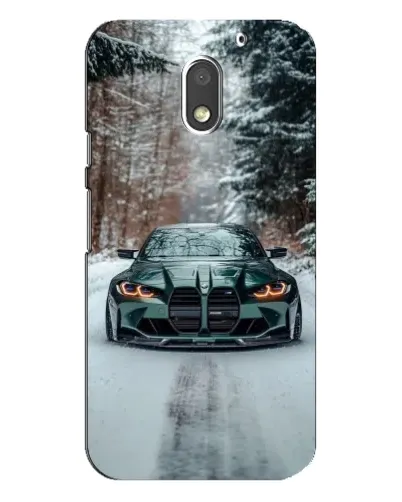 Чехол для Motorola MOTO E3 с картинкой «BMW в зимнем лесу» Чехол для Motorola MOTO E3 с картинкой «BMW в зимнем лесу»